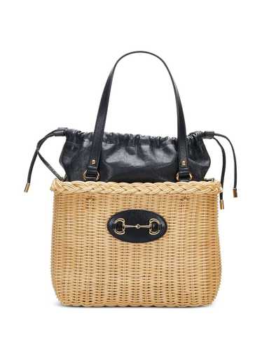 Gucci Pre-Owned Horsebit 1955 basket bag - Brown