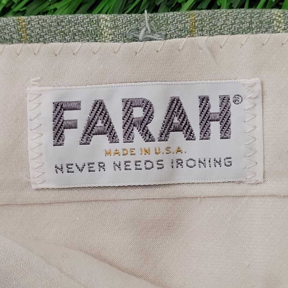 Farah Vintage Farah Glen Checkered Plaid Pants 31… - image 3