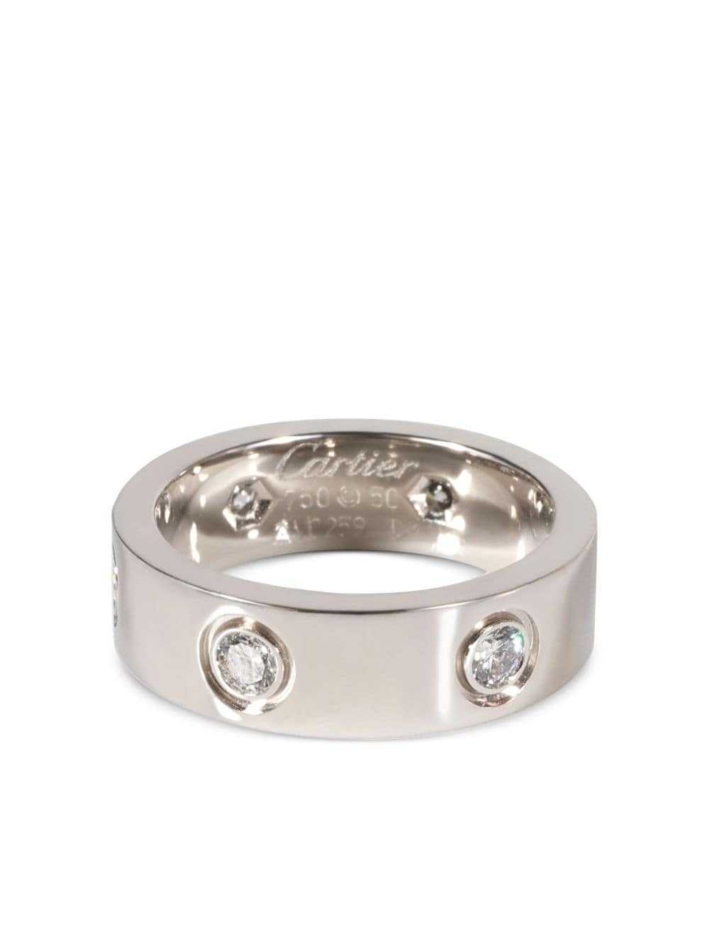 Cartier Love diamond wedding band - Silver - image 1