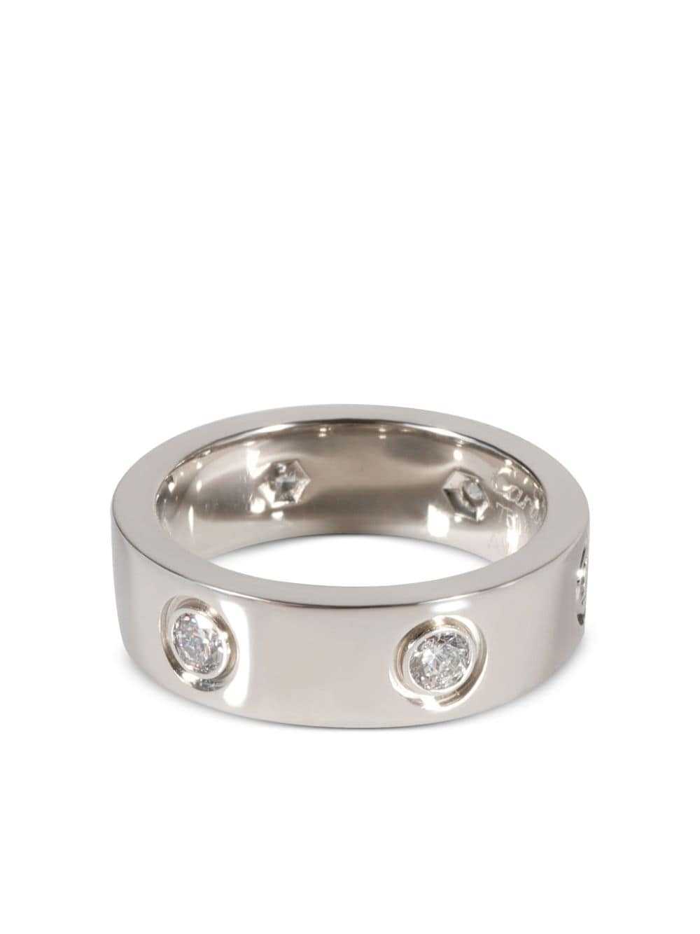 Cartier Love diamond wedding band - Silver - image 2