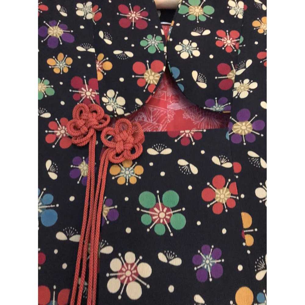 Non Signé / Unsigned Kimono silk cardi coat - image 3
