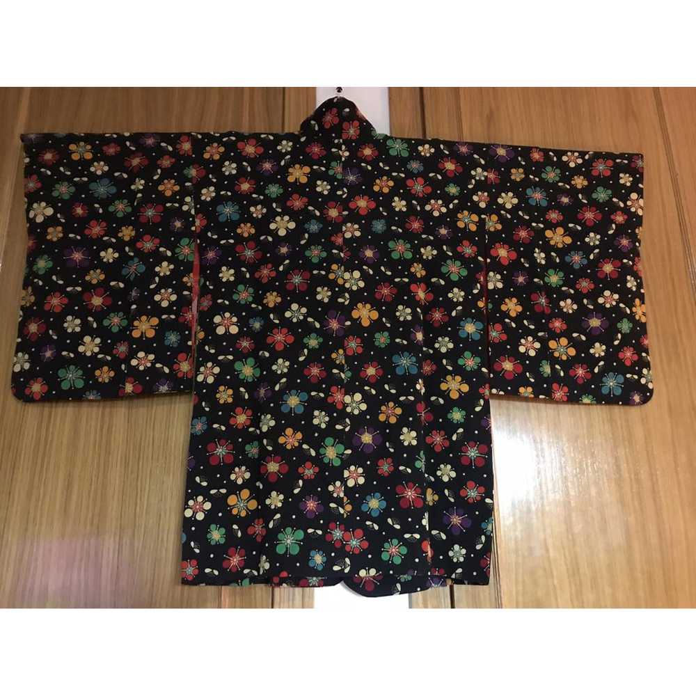 Non Signé / Unsigned Kimono silk cardi coat - image 9