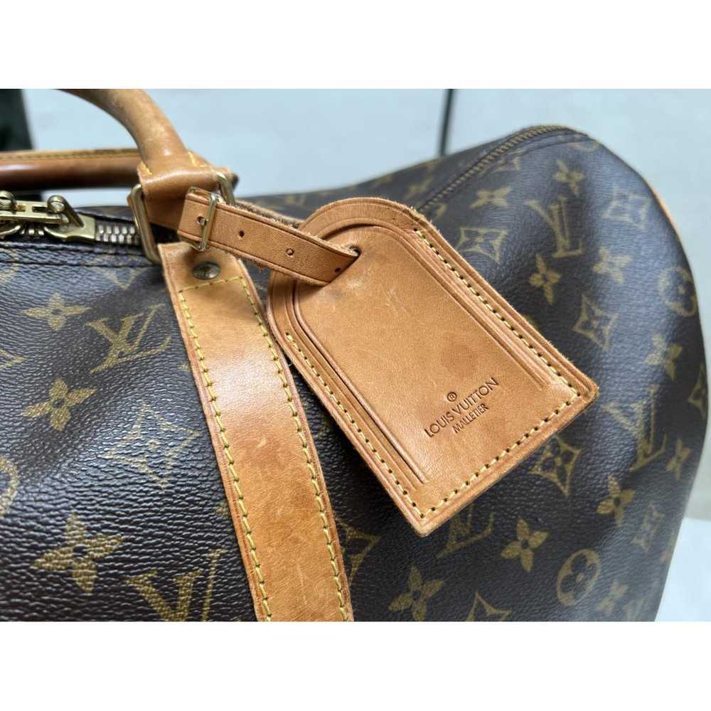 Louis Vuitton Keepall cloth travel bag - image 4