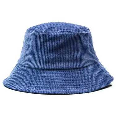 Streetwear Retro Corduroy Bucket Hat Fashion Desi… - image 1