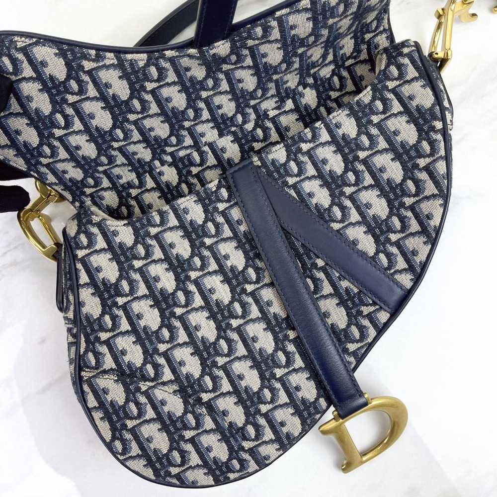 Dior Saddle cloth handbag - image 5