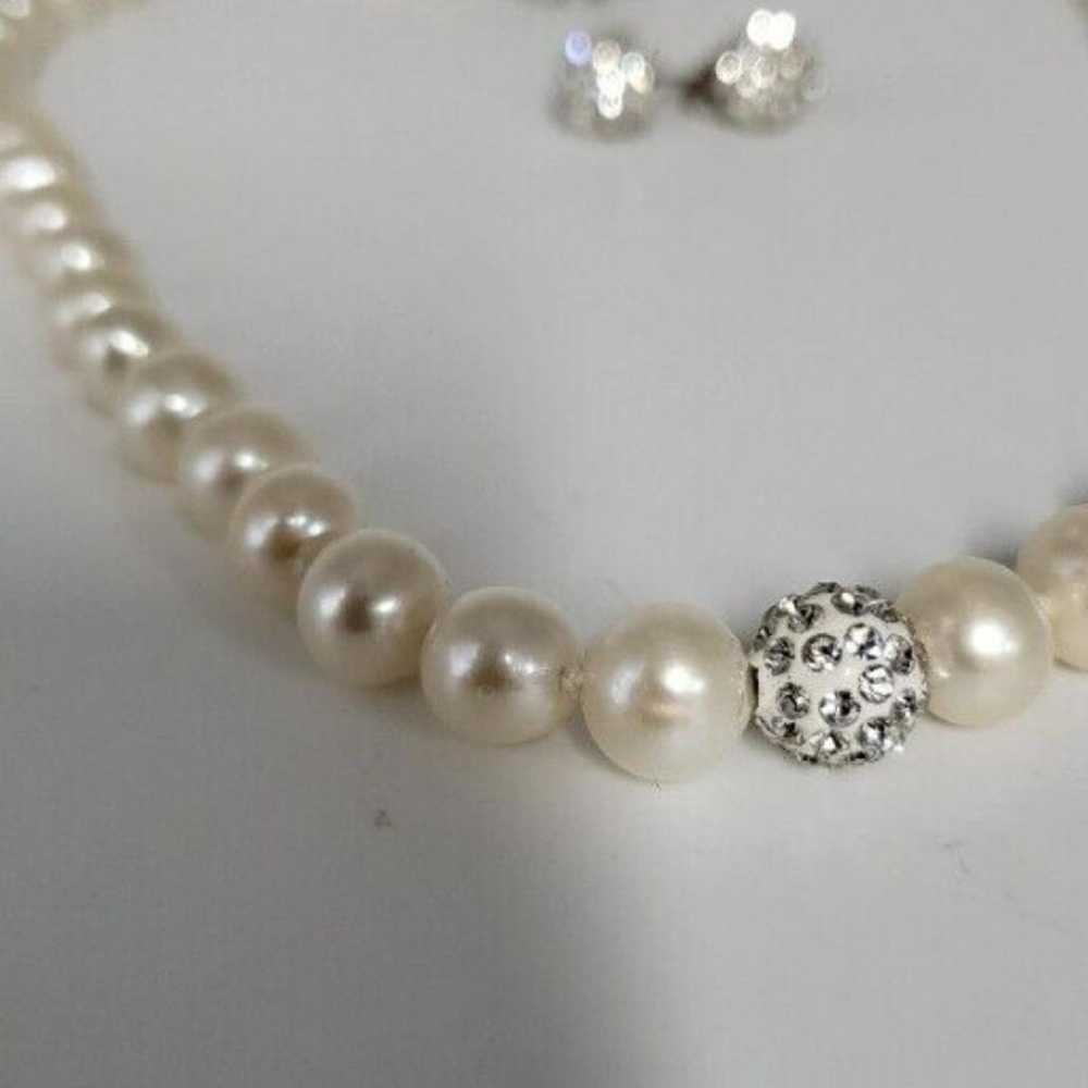 Non Signé / Unsigned Pearl necklace - image 3