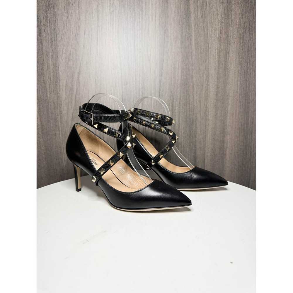 Valentino Garavani Studwrap leather heels - image 4