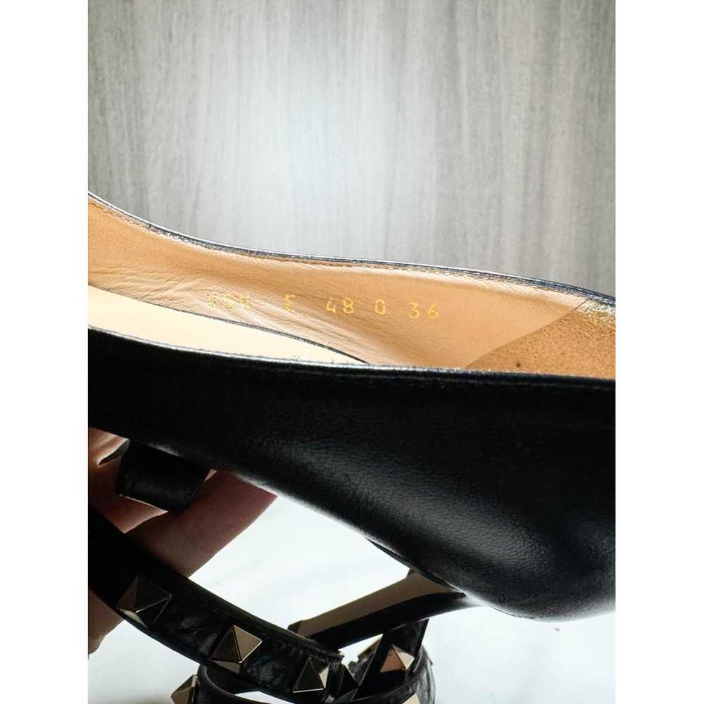 Valentino Garavani Studwrap leather heels - image 9
