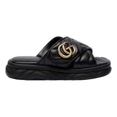 Gucci Marmont leather sandal