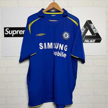 【00s Umbro】Chelsea tshirt soccer uniform CHELSEA 2001 2002 2003 HOME FOOTBALL SHIRT SOCCER JERSEY