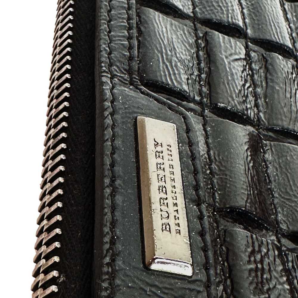 Burberry Burberry Italy Black Patent Leather Zip … - image 5