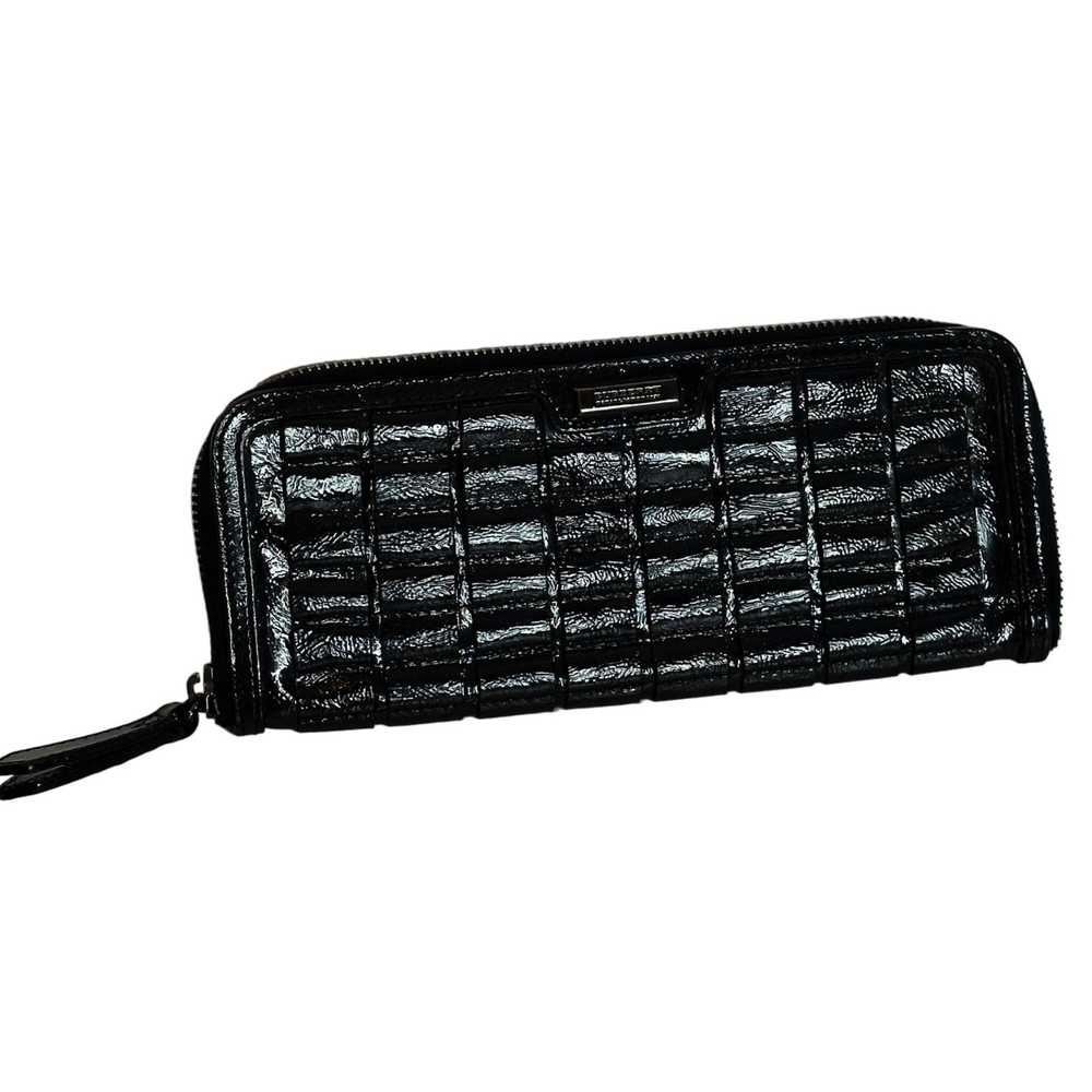 Burberry Burberry Italy Black Patent Leather Zip … - image 7