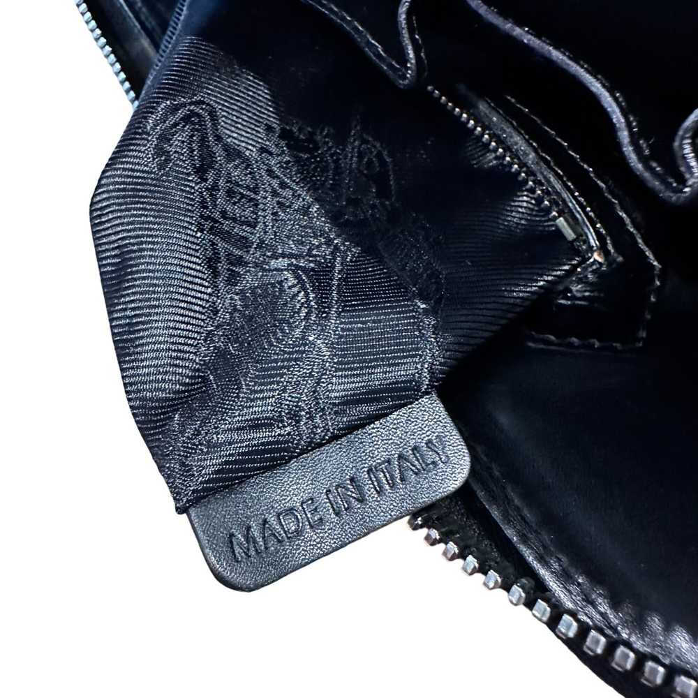 Burberry Burberry Italy Black Patent Leather Zip … - image 8