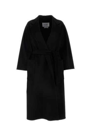 Max Mara Black Cashmere Ludmilla Coat