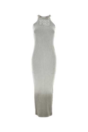 T by Alexander Wang Grey Stretch Cotton Dress - image 1