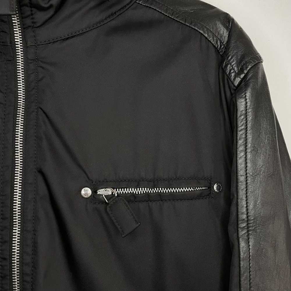 Prada Prada Milano Nylon/Leather Hodded Bomber Ja… - image 11