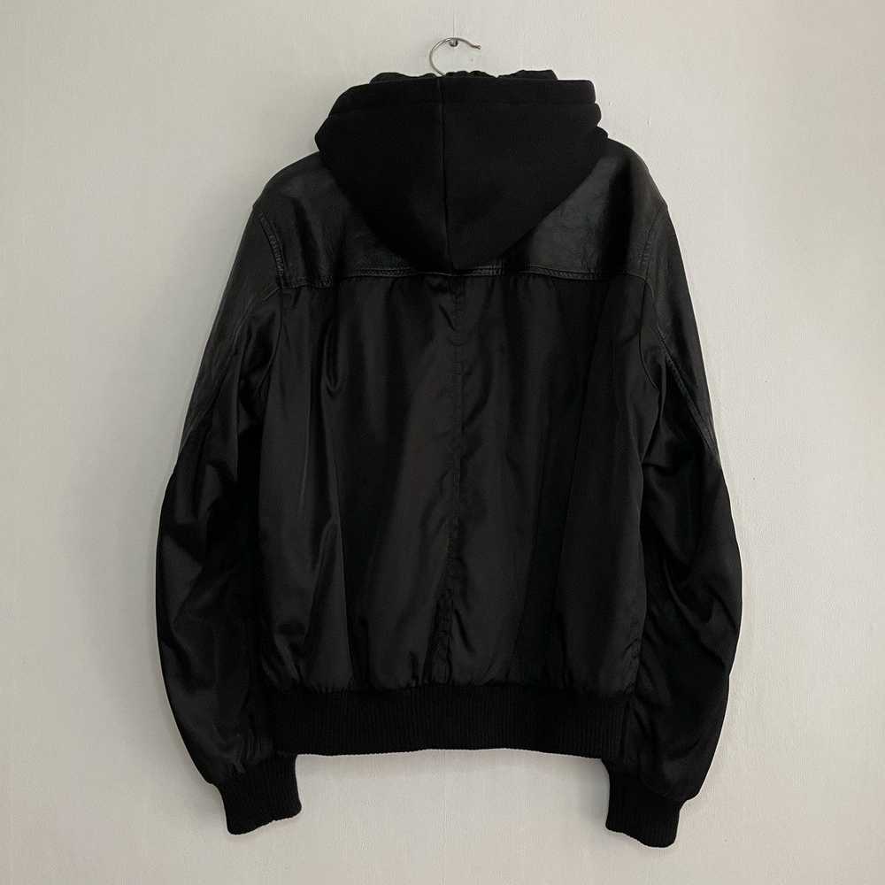 Prada Prada Milano Nylon/Leather Hodded Bomber Ja… - image 2