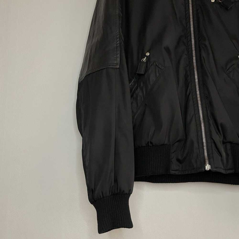 Prada Prada Milano Nylon/Leather Hodded Bomber Ja… - image 5