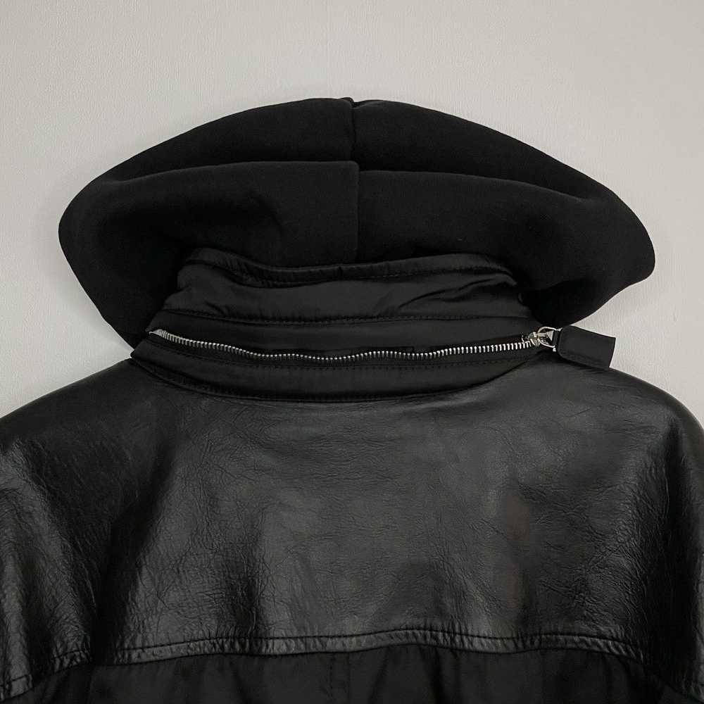 Prada Prada Milano Nylon/Leather Hodded Bomber Ja… - image 7