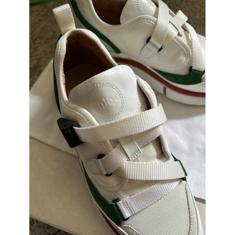 Chloé Sonnie leather trainers - image 3