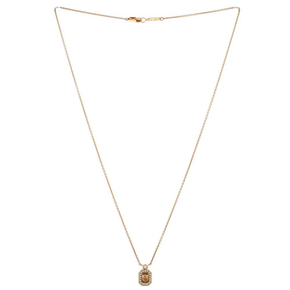 Harry Winston HW Logo Pendant Necklace - image 3