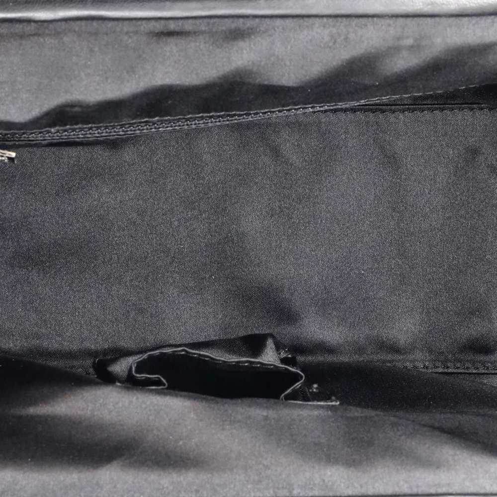 CHANEL Vintage CC Frame Lock Shoulder Bag Check E… - image 5