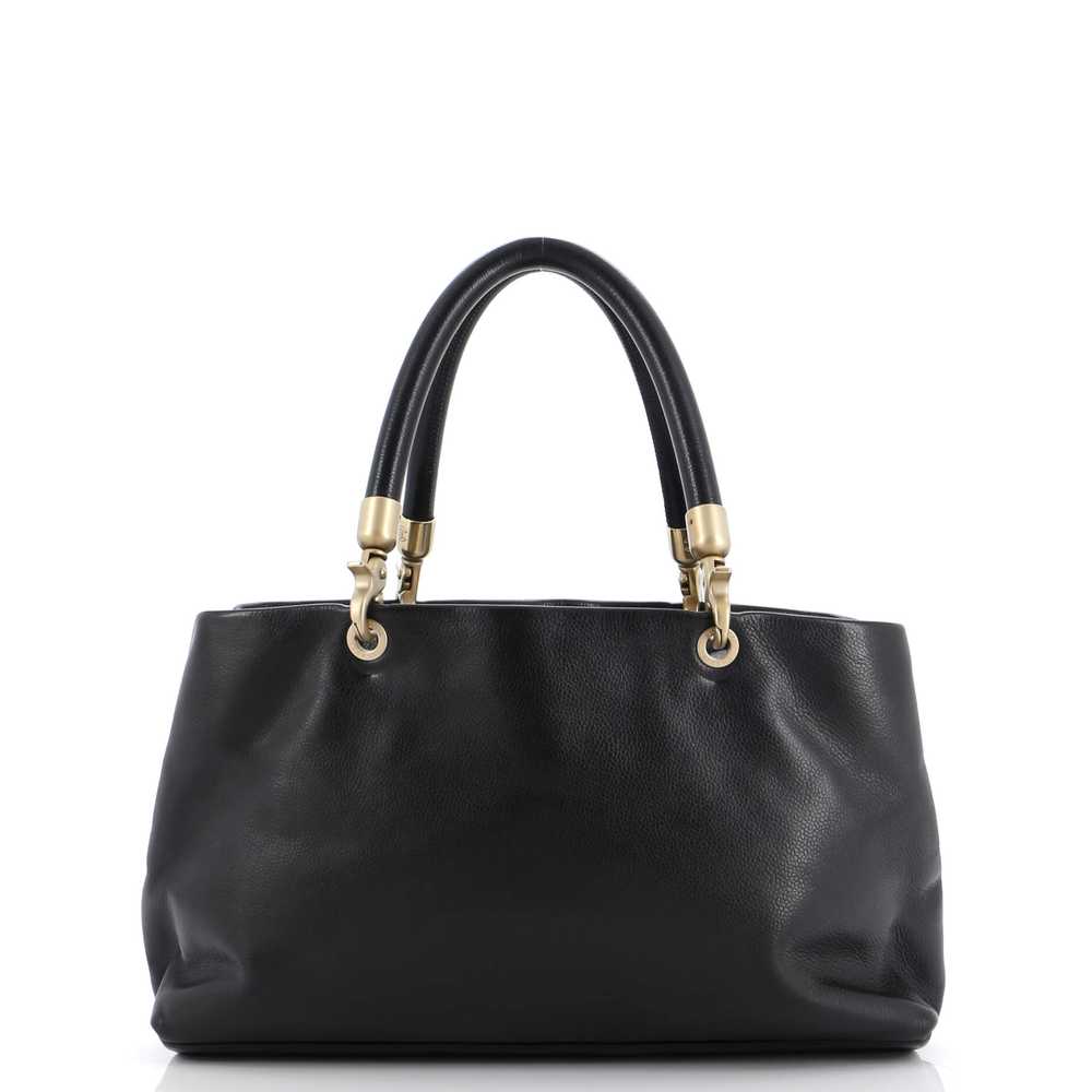 CHANEL Vintage Handle CC Tote Caviar Medium - image 3