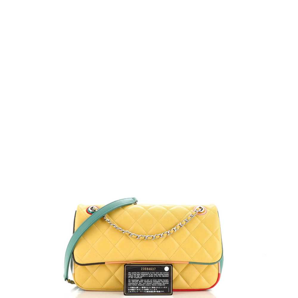 CHANEL Cuba Color Flap Bag Quilted Lambskin Medium - image 2