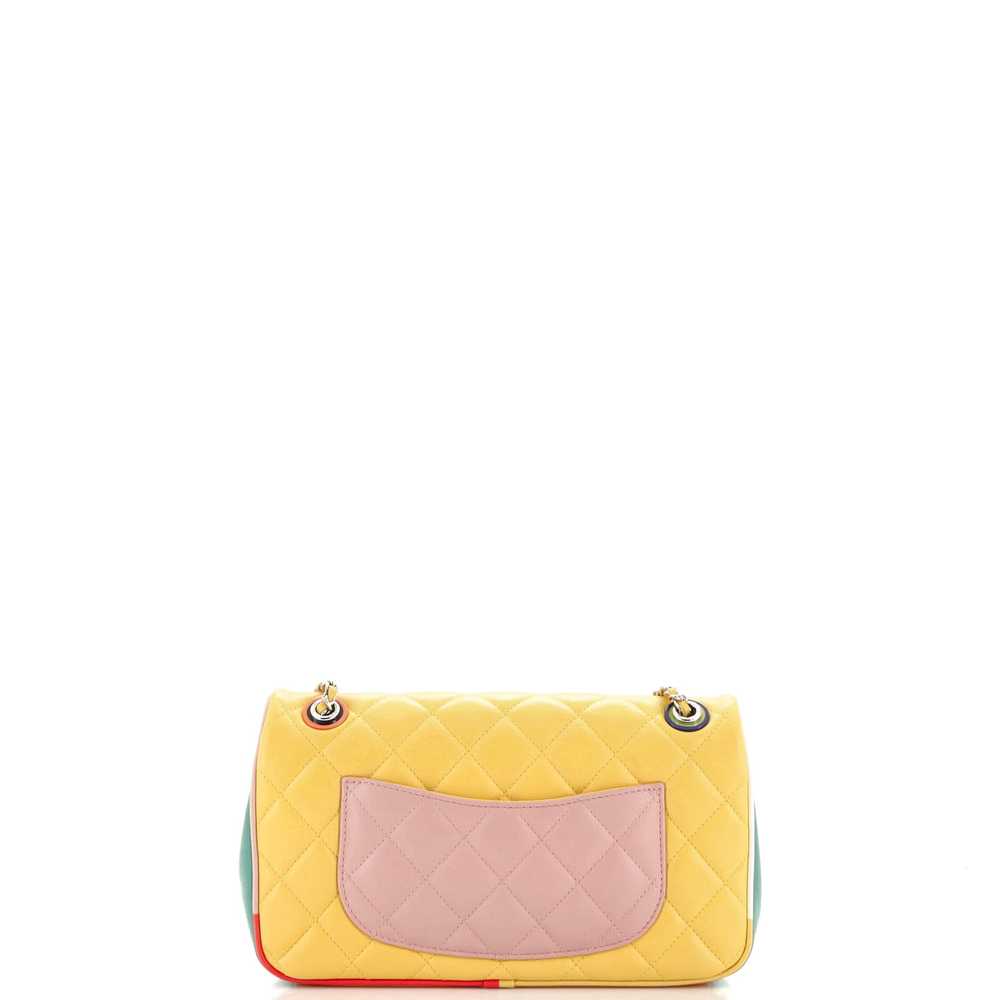 CHANEL Cuba Color Flap Bag Quilted Lambskin Medium - image 4