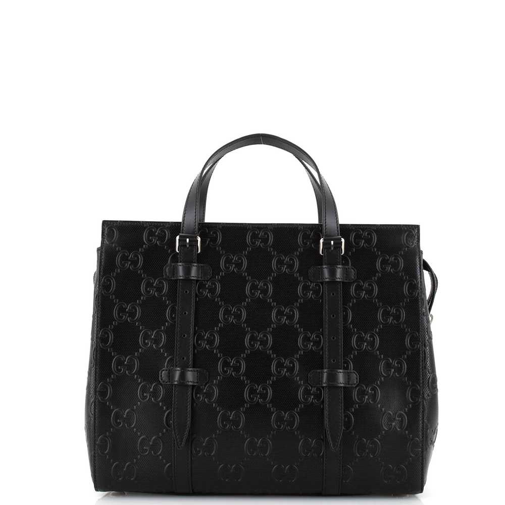 GUCCI Tote Bag GG Embossed Perforated Leather - image 3