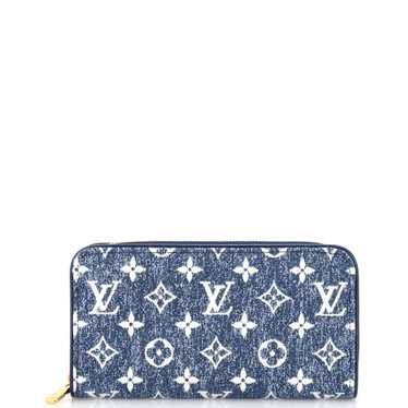 Louis Vuitton Zippy Wallet Monogram Jacquard Denim