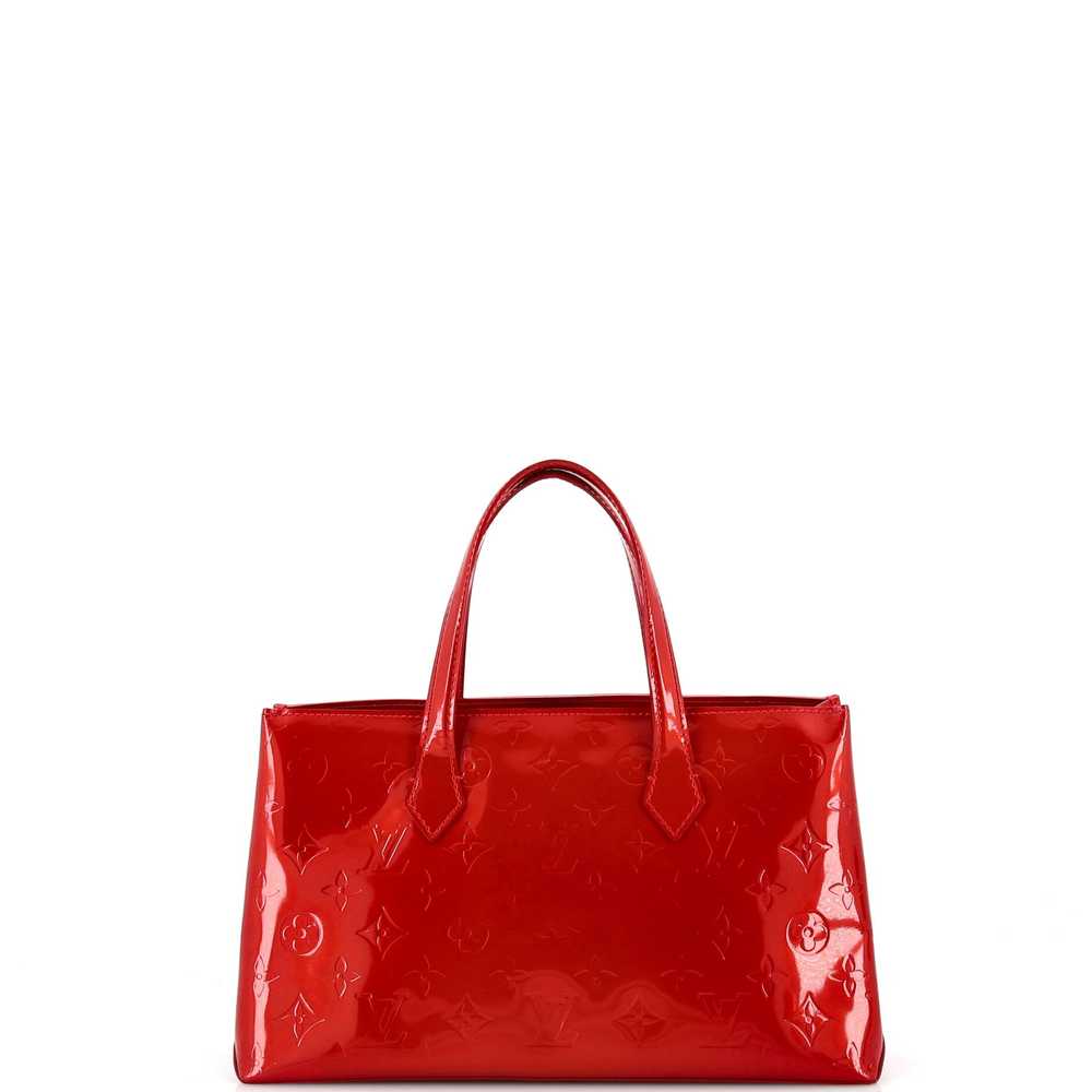 Louis Vuitton Wilshire Handbag Monogram Vernis PM - image 3