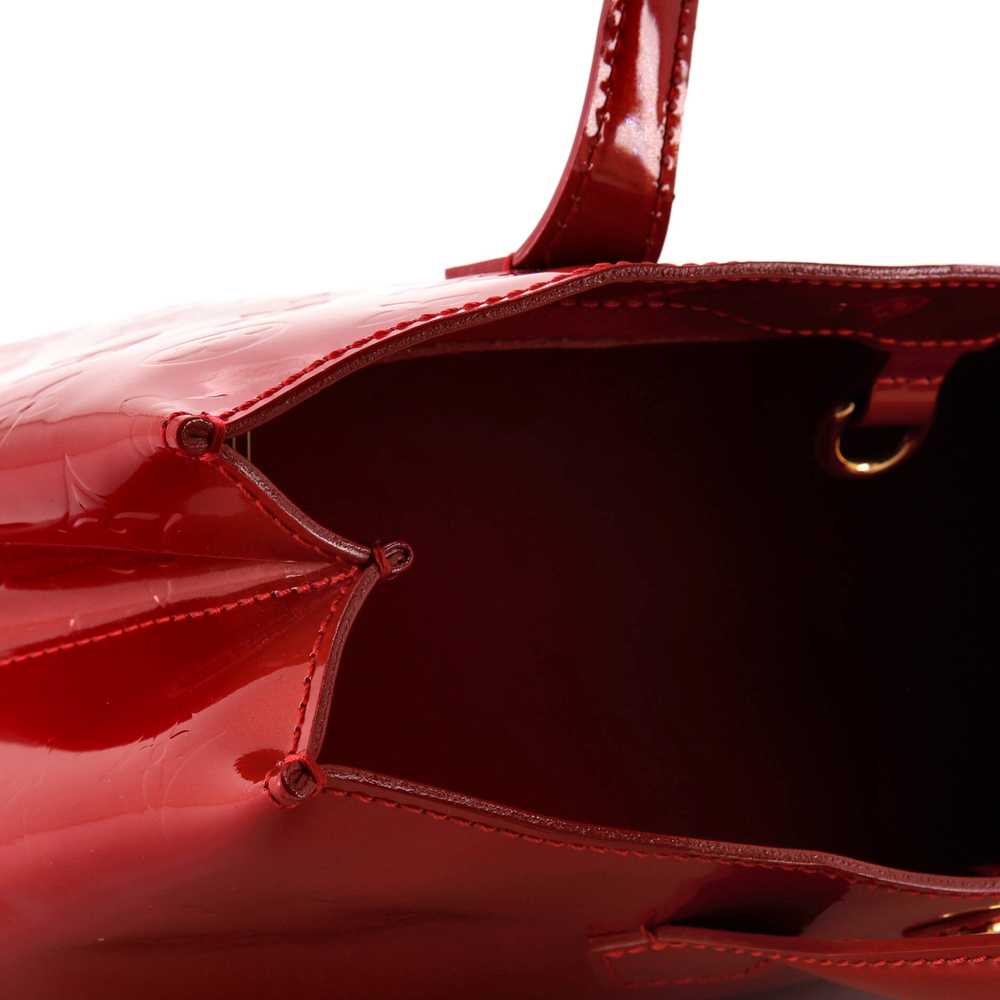 Louis Vuitton Wilshire Handbag Monogram Vernis PM - image 8
