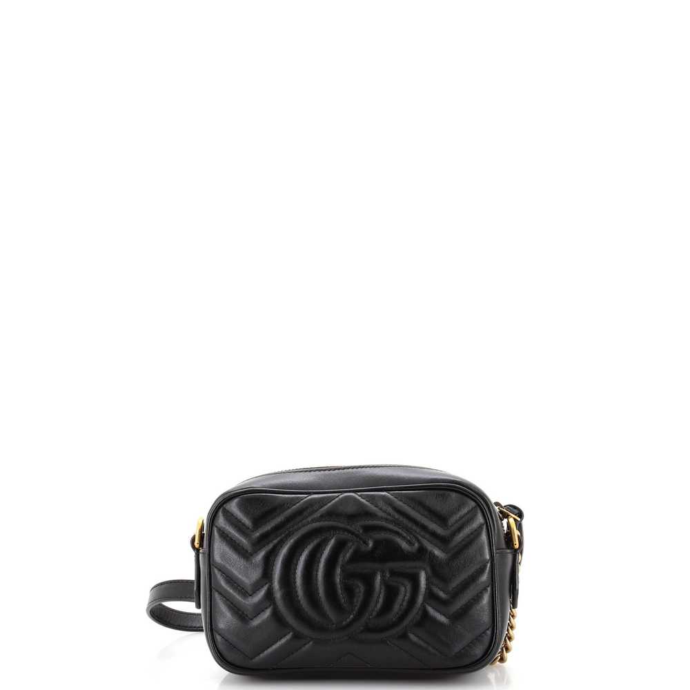 GUCCI GG Marmont Shoulder Bag Matelasse Leather M… - image 3