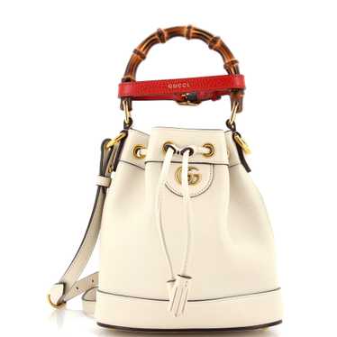 GUCCI Diana Bucket Bag Leather Mini