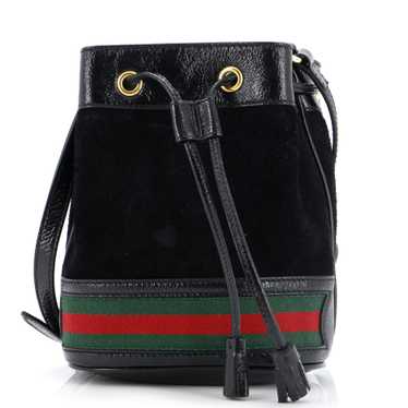GUCCI Ophidia Bucket Bag Suede Mini