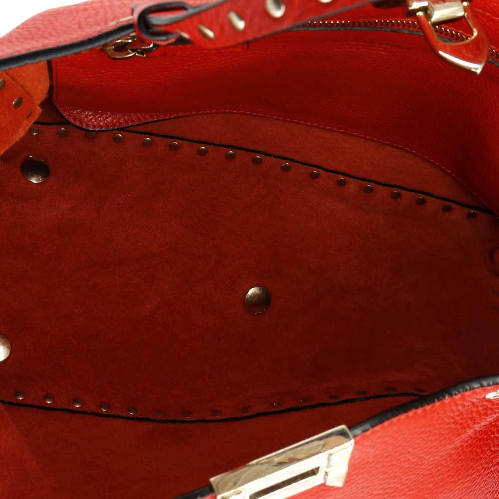 VALENTINO GARAVANI Rockstud Tote Pebbled Leather … - image 5
