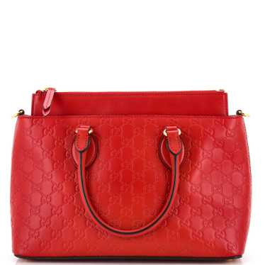 GUCCI Linea A Convertible Tote Guccissima Leather 