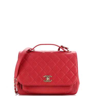 CHANEL Business Affinity Flap Bag Quilted Caviar L