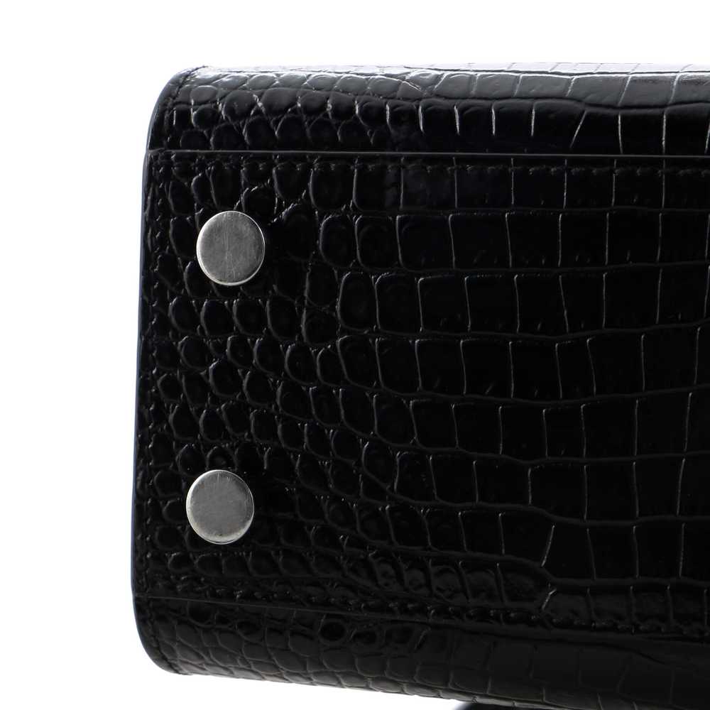 Saint Laurent Sac de Jour NM Bag Crocodile Emboss… - image 8