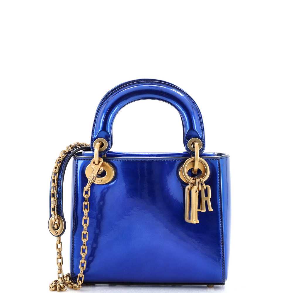 Christian Dior Lady Dior Chain Bag Patent Mini - image 1