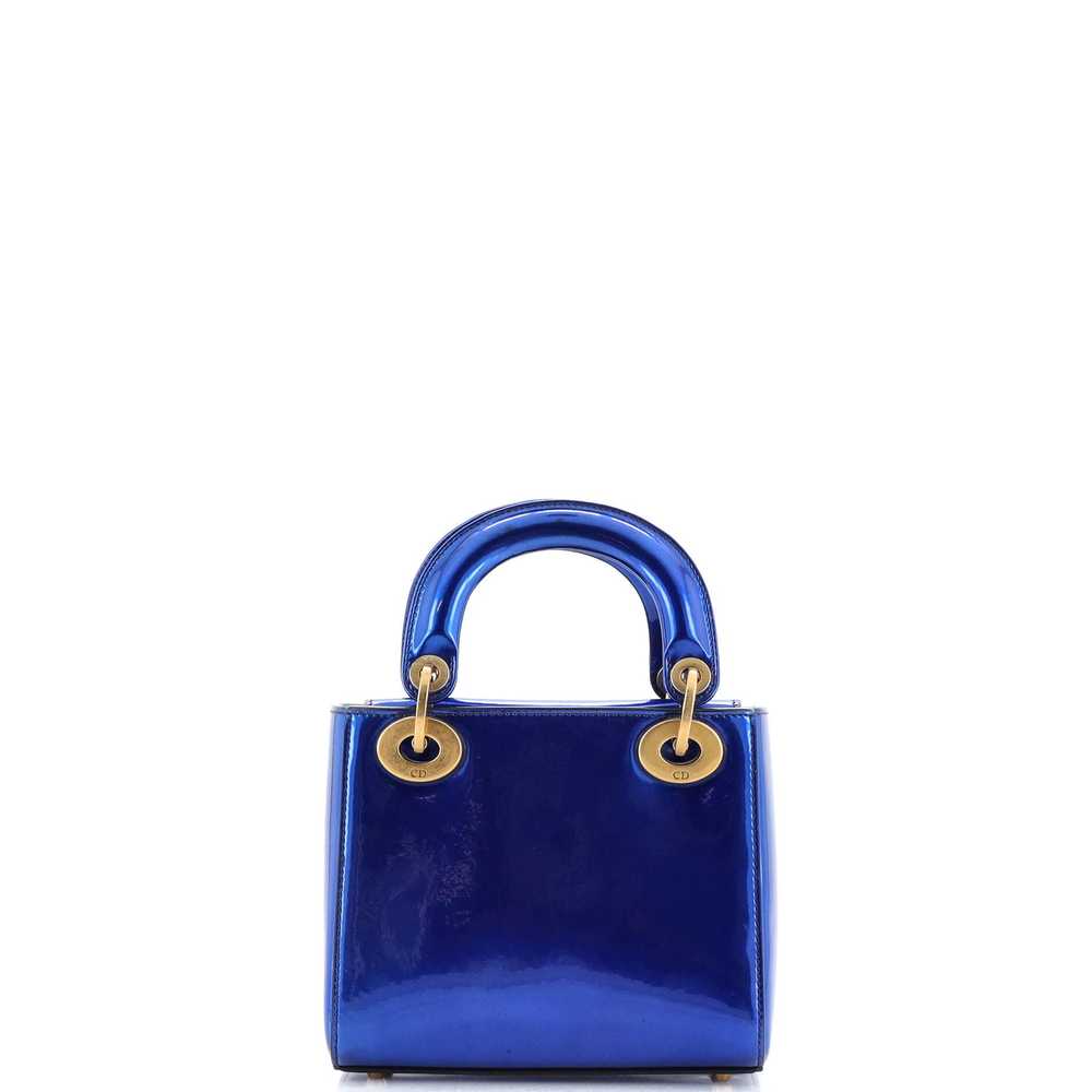 Christian Dior Lady Dior Chain Bag Patent Mini - image 3