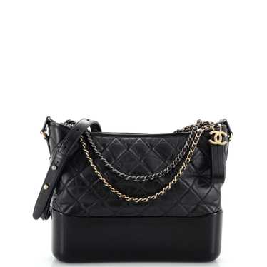 CHANEL Gabrielle Hobo Quilted Aged Calfskin Medium