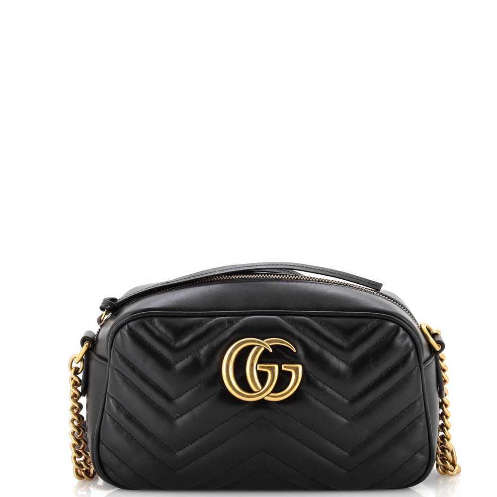 GUCCI GG Marmont Shoulder Bag Matelasse Leather S… - image 1