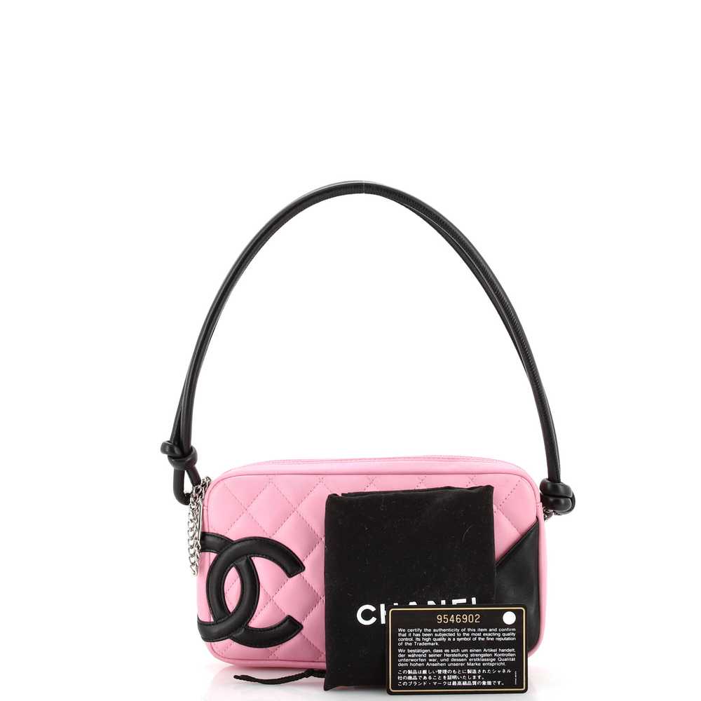 CHANEL Cambon Pochette Quilted Leather - image 2