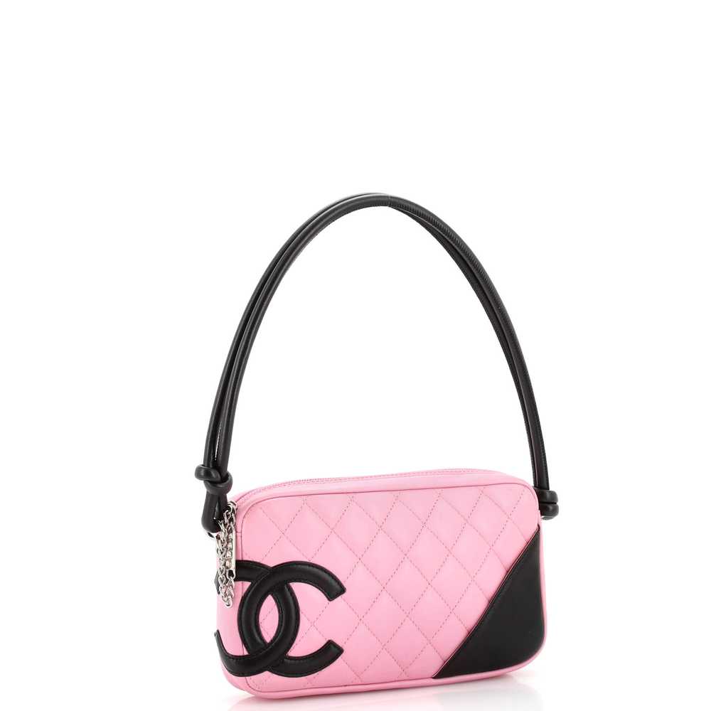 CHANEL Cambon Pochette Quilted Leather - image 3