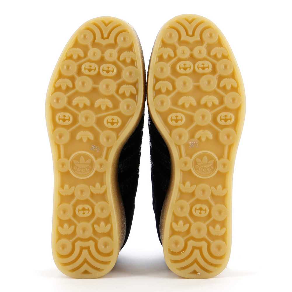 GUCCI x Adidas Women's Gazelle Wedge Sneakers Vel… - image 4