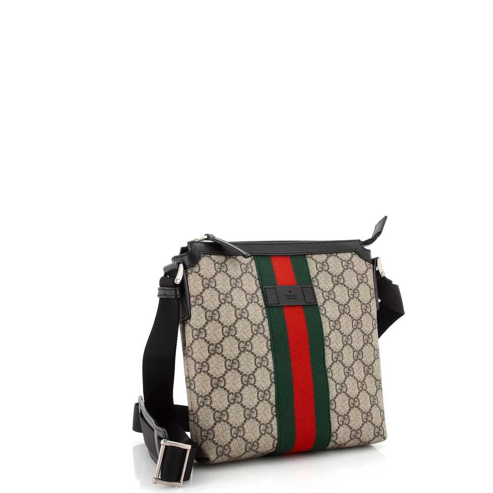 GUCCI Web Messenger Bag GG Coated Canvas Small - image 2