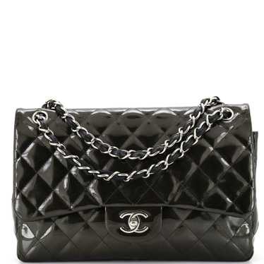 CHANEL Classic Double Flap Bag Quilted Striated M… - image 1