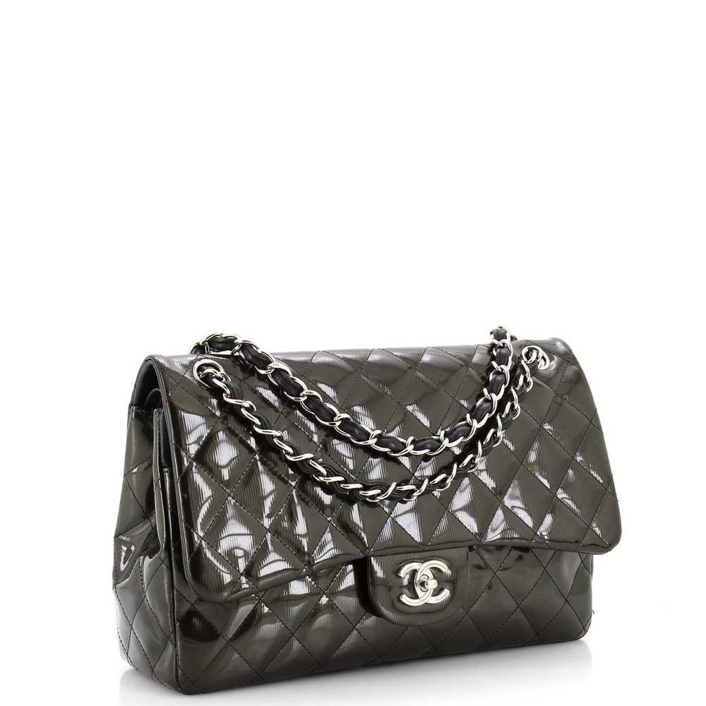 CHANEL Classic Double Flap Bag Quilted Striated M… - image 2
